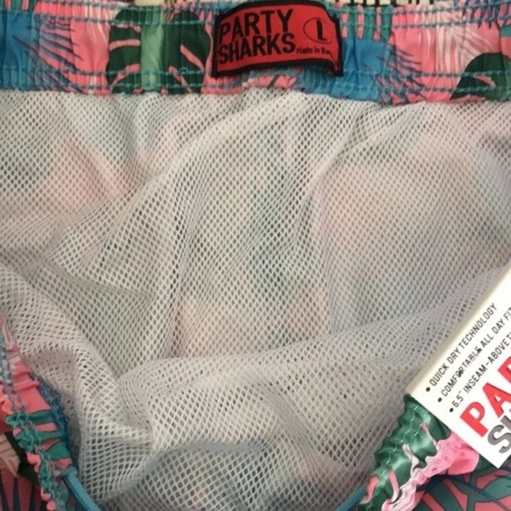 Party Sharks Swim Trunks